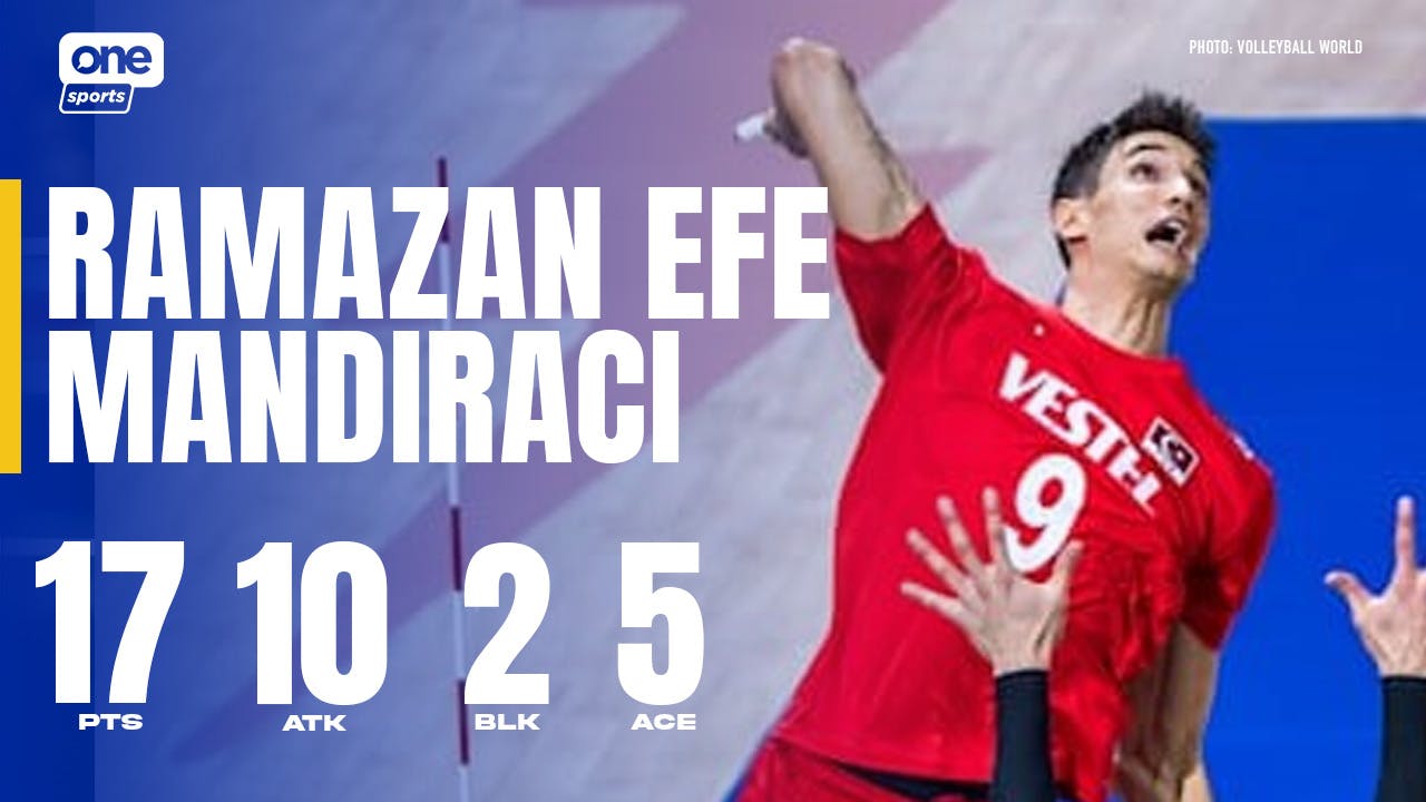 Efe Mandiraci fires 17 for Turkiye vs Japan in Men